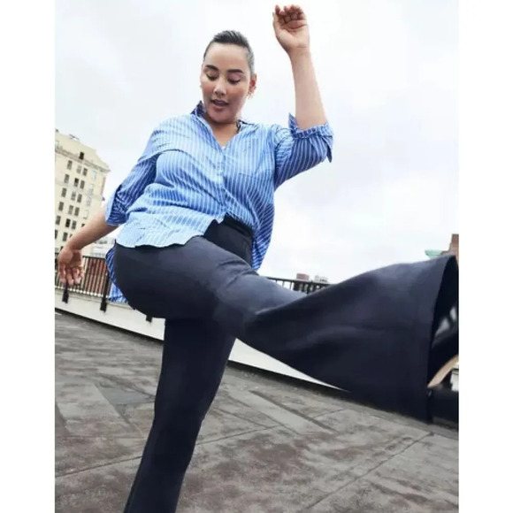 Spanx Faux Suede Flare Pants NWT Size XS - Picture 9 of 12